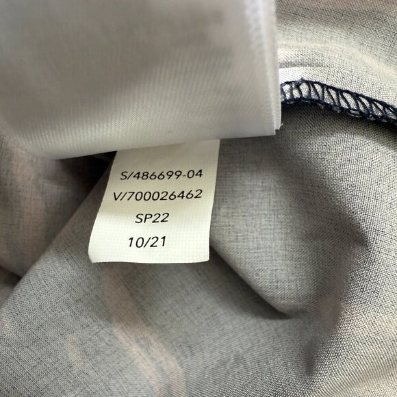 Athleta Rincon Abstract Print Mini Dress Womens XS Blue Active Activewear Casual - Picture 16 of 16